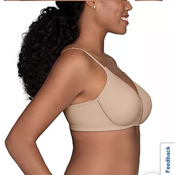 Vanity Fair Beauty back / Full figure / back smoothing / wireless bra 71380 38C - Picture 4 of 12